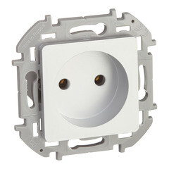 Розетка Legrand Inspiria встраиваемая алюминий (673712) - фото 4