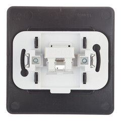 Розетка компьютерная Systeme Electric Blanca встраиваемая антрацит RJ45 (BLNIS045006) - фото 3