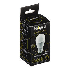 Лампа умная Navigator светодиодная диммируемая Е27 7 Вт RGB 2700-6500 К IP20 шар - фото 3