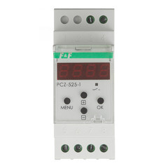 Реле времени модульное F&F PCZ-525-1 230 В 16 А тип AC/DC 1НО+1НЗ (EA02.002.011) - фото 1