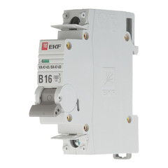 Автоматический выключатель модульный EKF PROxima ВА 47-63 1P 16А тип B 4,5 кА 230 В (mcb4763-1-16B-pro) - фото 3