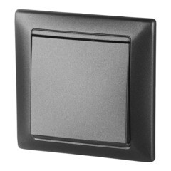 Выключатель Svet Стиль одноклавишный встраиваемый графит (EV 0365-5111) - фото 4