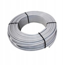 Труба для теплого пола PERT+AL+PERT РВК 16х2 мм из термостойкого полиэтилена (100 м) белая (33783)