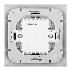 Выключатель Svet Стиль одноклавишный встраиваемый серебро (EV 0365-5118) - фото 3