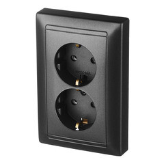 Розетка Svet Стиль встраиваемая графит (EV 0365-6221) - фото 4