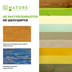 Масло GNature Hartöl для дерева с твердым воском бесцветное матовое 2,5 л - фото 3