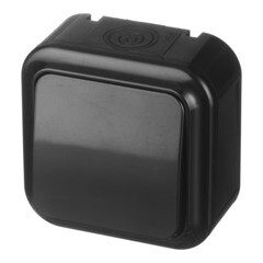 Выключатель Svet одноклавишный накладной черный (EV 0366-5511) - фото 5