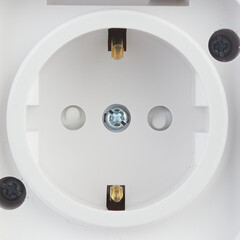 Розетка Svet накладная белая со шторками (EV 0366-8630) - фото 3