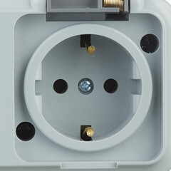 Розетка Svet накладная серая (EV 0366-6635) - фото 3