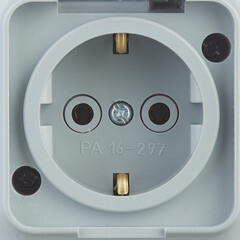 Розетка Svet накладная серая с крышкой (EV 0366-6619) - фото 3