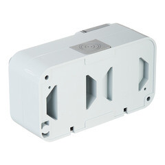 Блок выключатель и розетка Svet одноклавишный открытая установка серый (EV 0367-6125) - фото 4