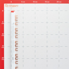 Шина соединительная трехрядная EKF PROxima тип FORK 63 А на 54 модуля 1 м (fork-03-63) - фото 2