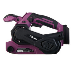 Шлифмашина ленточная аккумуляторная КМ АТОМ 18В 457х75 мм без АКБ и ЗУ (CBS-181) - фото 8