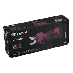 Секатор для деревьев и кустарников аккумуляторный КМ АТОМ 18 В без АКБ и ЗУ (CPS-181) - фото 12