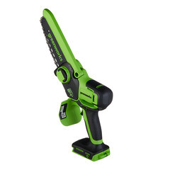 Пила цепная аккумуляторная Greenworks 24V GD24CSMNX 24 В 6" шаг 1/4" паз 1,1 мм 32 звена без АКБ и ЗУ (2008707) - фото 9