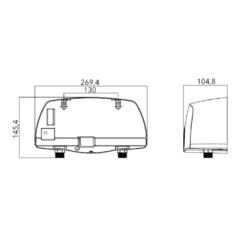 Водонагреватель проточный Royal Thermo Smartfix TS (6,5 kW) душ и кран электрический 6,5 кВт вертикальный - фото 2