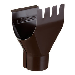 Воронка желоба Grand Line металлическая d125-90 мм коричневая RAL 8017 - фото 3