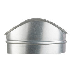 Врезка для круглых воздуховодов d200х160 мм оцинкованная - фото 2