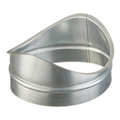 Изображение товара Врезка для круглых воздуховодов d200х160 мм оцинкованная