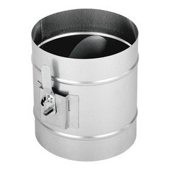 Дроссель-клапан для круглых воздуховодов d200 мм оцинкованный Era Pro - фото 1