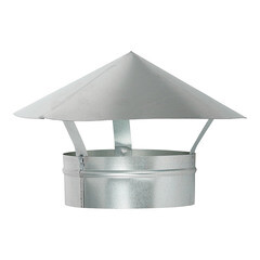 Зонт крышный оцинкованный d200 мм - фото 3