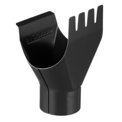 Воронка желоба Grand Line металлическая d125-90 мм графитовый серый RAL 7024 - фото 2