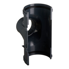 Воронка желоба Docke Premium пластиковая d120-85 мм графитовый серый RAL 7024 - фото 2