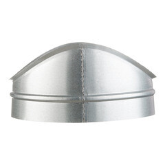 Врезка для круглых воздуховодов d250х200 мм оцинкованная - фото 2