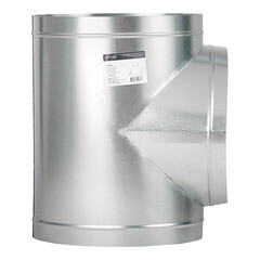 Тройник для круглых воздуховодов d315 мм 90° оцинкованный - фото 3