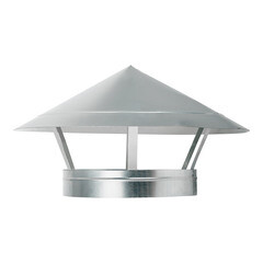 Зонт крышный оцинкованный d400 мм - фото 3