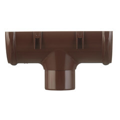 Воронка желоба Технониколь пластиковая d125-82 мм коричневая 8017 - фото 7