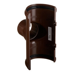 Воронка желоба Технониколь пластиковая d125-82 мм коричневая 8017 - фото 6