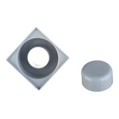 Трап душевой вертикальный АНИ пласт с гидрозатвором 100х100 мм d50 мм решетка из нержавеющей стали (TA5202) - фото 4