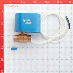 Кран шаровой с электроприводом бронзовый Stahlmann 1/2 ВР(г) х 1/2 ВР(г) прямой 12 В (2282755) - фото 2