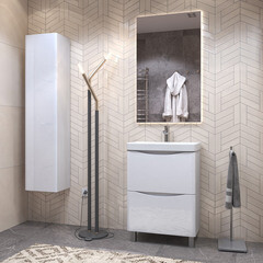 Тумба под раковину Vigo Glem 60 см напольная белая (tn.GLE.9595.60.2Y) - фото 5