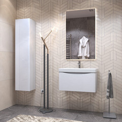 Тумба под раковину Vigo Glem 70 см подвесная белая (tp.GLE.9595.70.1Y) - фото 5