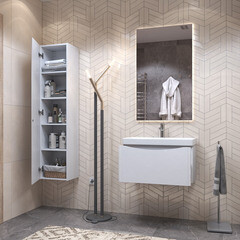 Тумба под раковину Vigo Glem 70 см подвесная белая (tp.GLE.9595.70.1Y) - фото 4