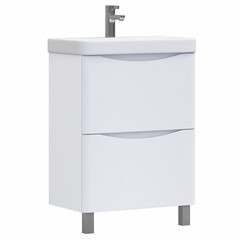 Тумба под раковину Vigo Glem 70 см напольная белая (tn.GLE.9595.70.2Y) - фото 1