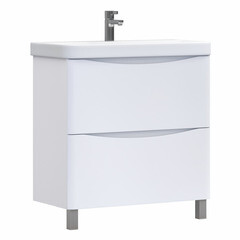 Изображение товара Тумба под раковину Vigo Glem 80 см напольная белая (tn.GLE.9595.80.2Y)