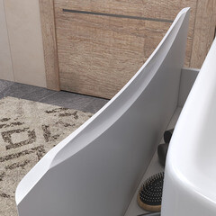 Тумба под раковину Vigo Glem 80 см напольная белая (tn.GLE.9595.80.2Y) - фото 5