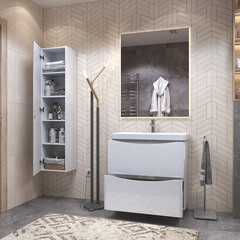 Тумба под раковину Vigo Glem 80 см напольная белая (tn.GLE.9595.80.2Y) - фото 4