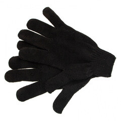 Перчатки акриловые 6 нитей утепленные Сибртех черные 6 (S) - фото 6