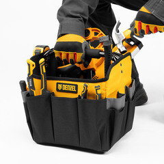 Сумка для инструментов Denzel 260х240х300 мм с ремнем - фото 4