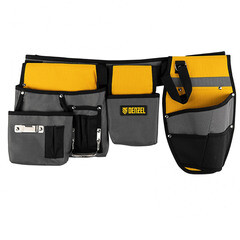 Изображение товара Сумка поясная для инструментов Denzel с ремнем 4 отделения