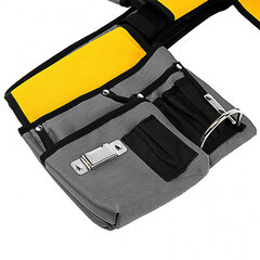 Сумка поясная для инструментов Denzel с ремнем 4 отделения - фото 10