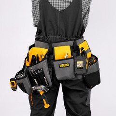 Сумка поясная для инструментов Denzel с ремнем 4 отделения - фото 3
