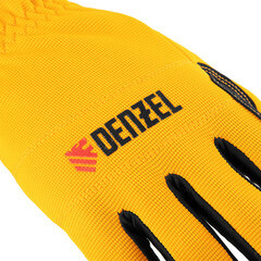 Перчатки полиамидные усиленные Denzel черно-желтые 10 (XL) - фото 5