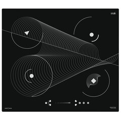 Варочная панель индукционная Krona Meridiana 60 4 конфорки черная - фото 1