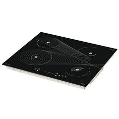 Варочная панель индукционная Krona Meridiana 60 4 конфорки черная - фото 10