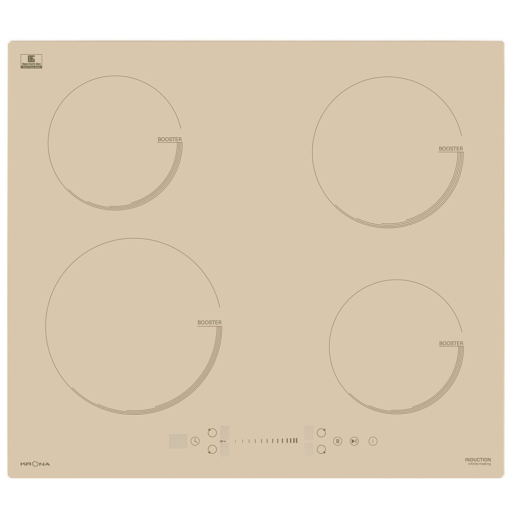 

Варочная панель индукционная Krona Vento 60 4 конфорки слоновая кость